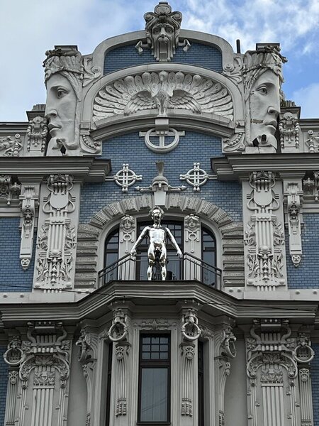 Photograph Ingrida Kuznecova Jugend Style Architecture on One Eyeland